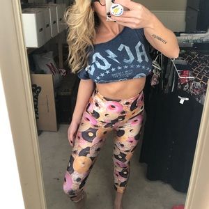 Donut stretchy workout leggings